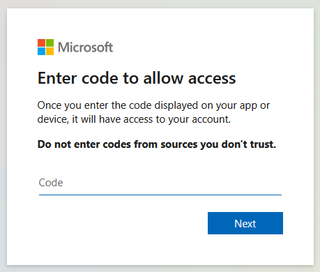 Conditional Access - Device Login