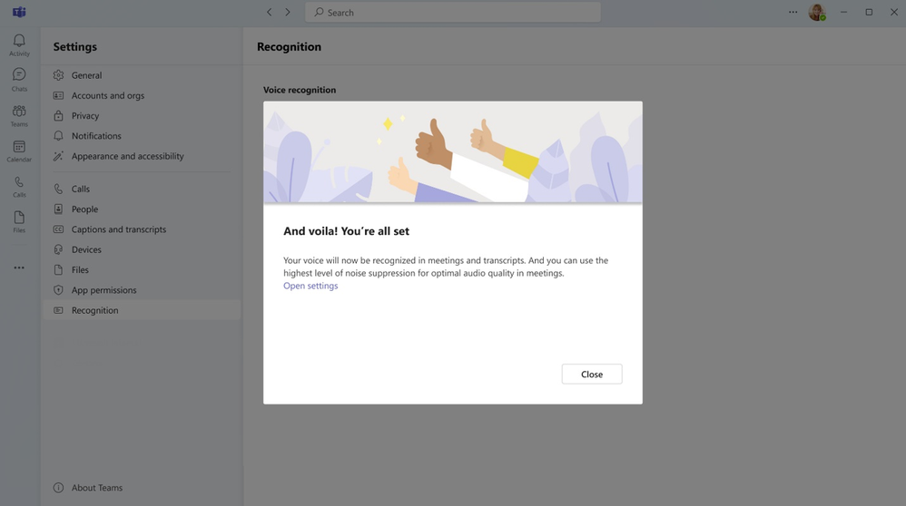 Voice Isolation - Setup